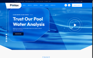 Site para manutenção de piscinas